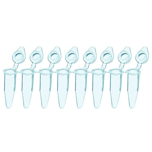 Scientific Specialties Ultraflux Snap Strip Tubes, 0.2ml, Blue, 120/PK 145594